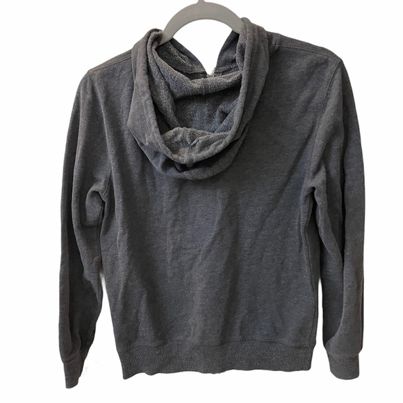Old navy gray logo jacket hoodie - Picture 2 of 3